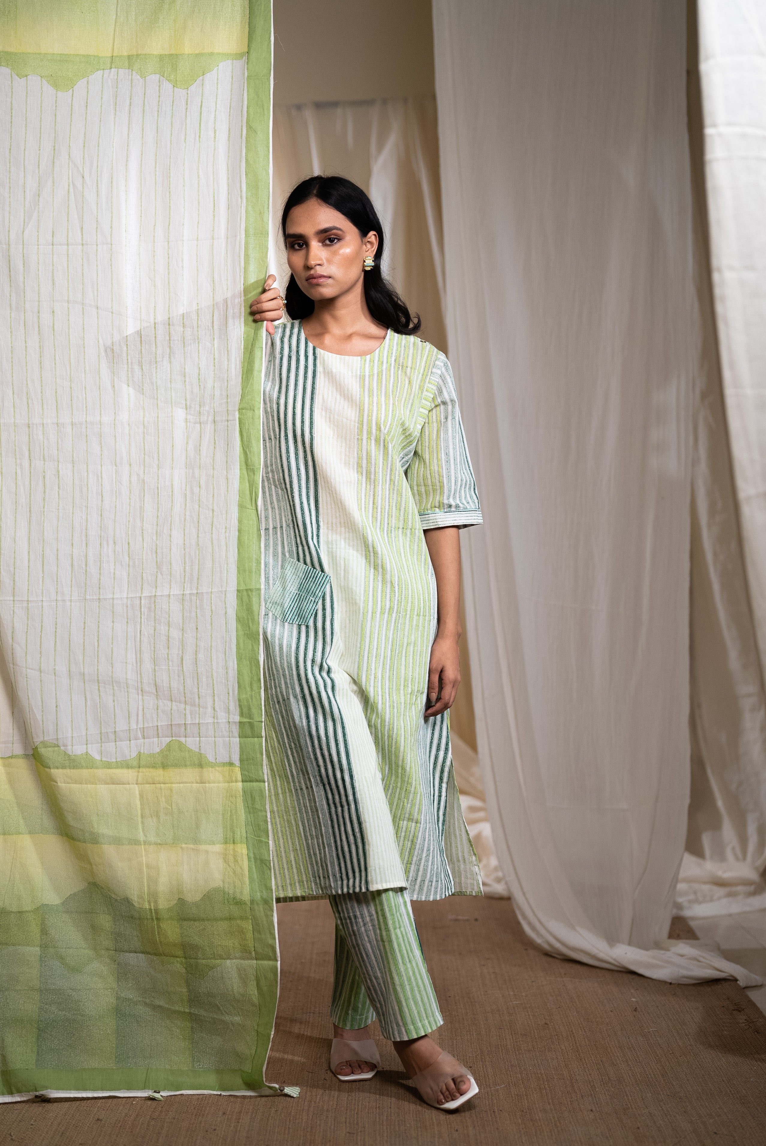 MARINA skyline Kurta (Set of 3)