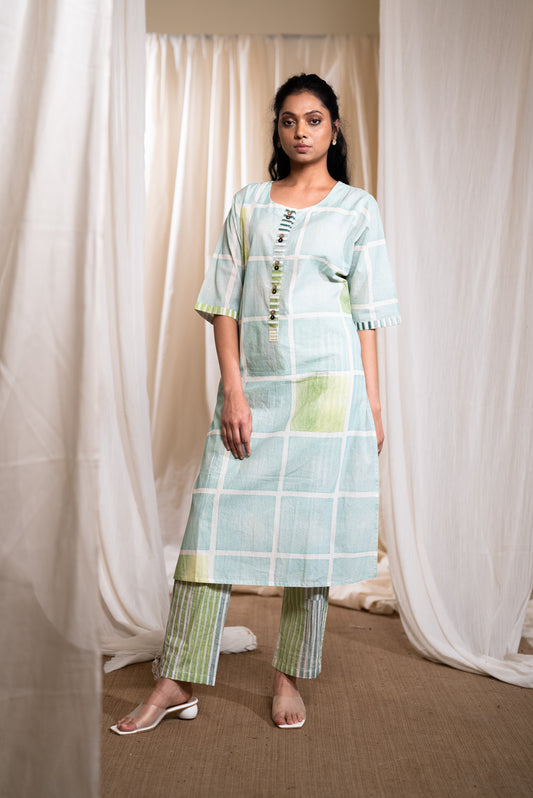 MARINA Block-Block Kurta