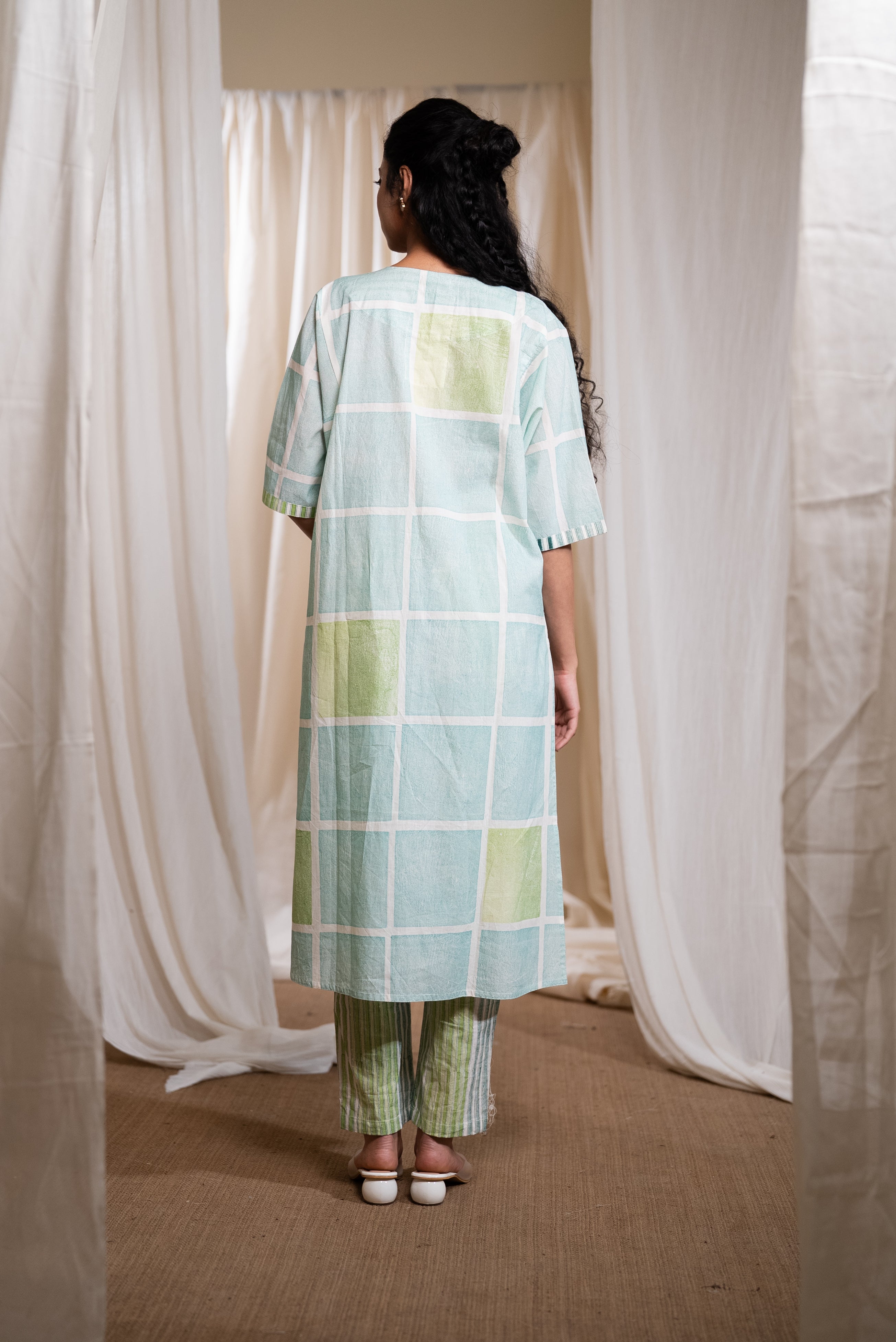 MARINA Block-Block Kurta