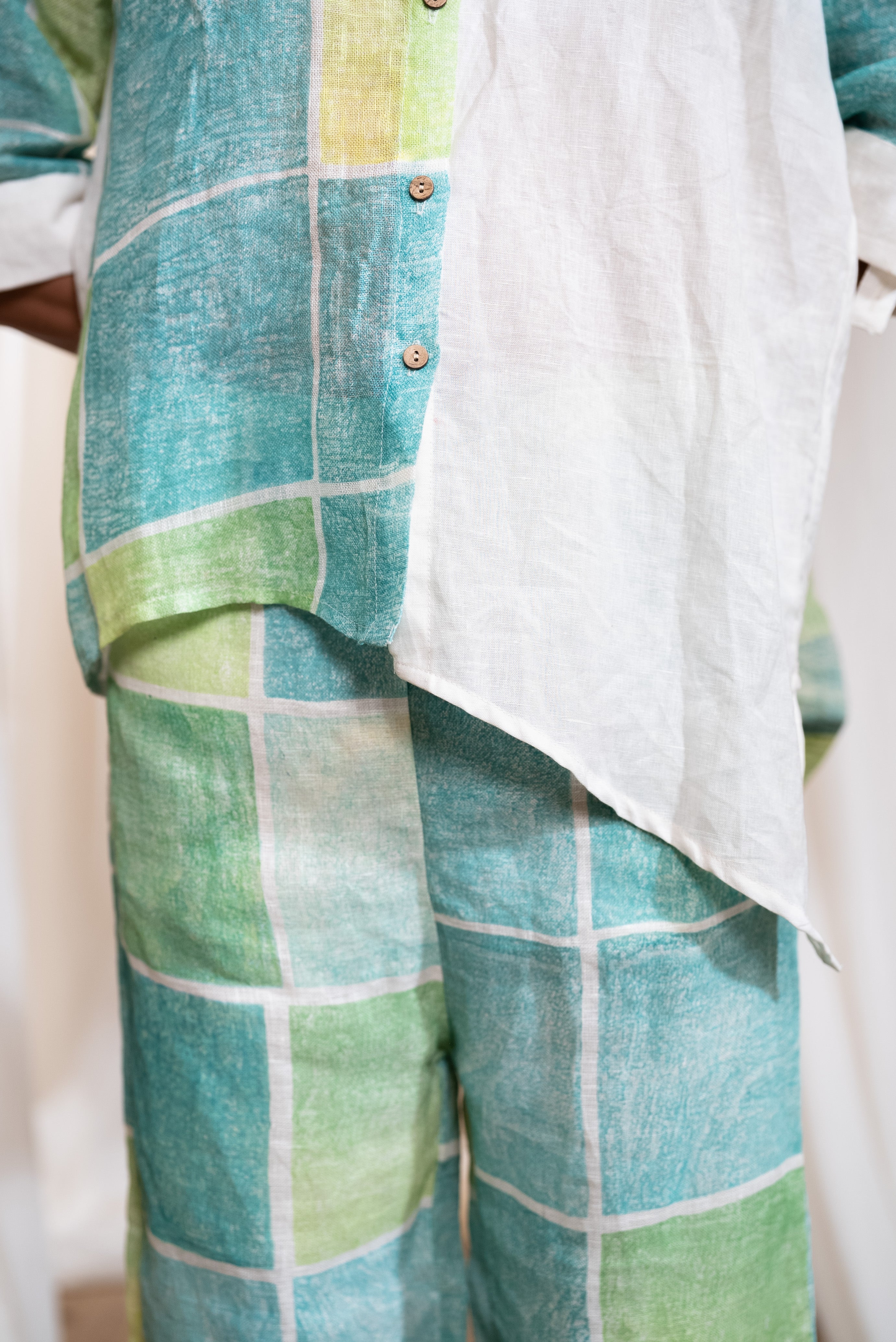 MARINA man linen ocean co-ord