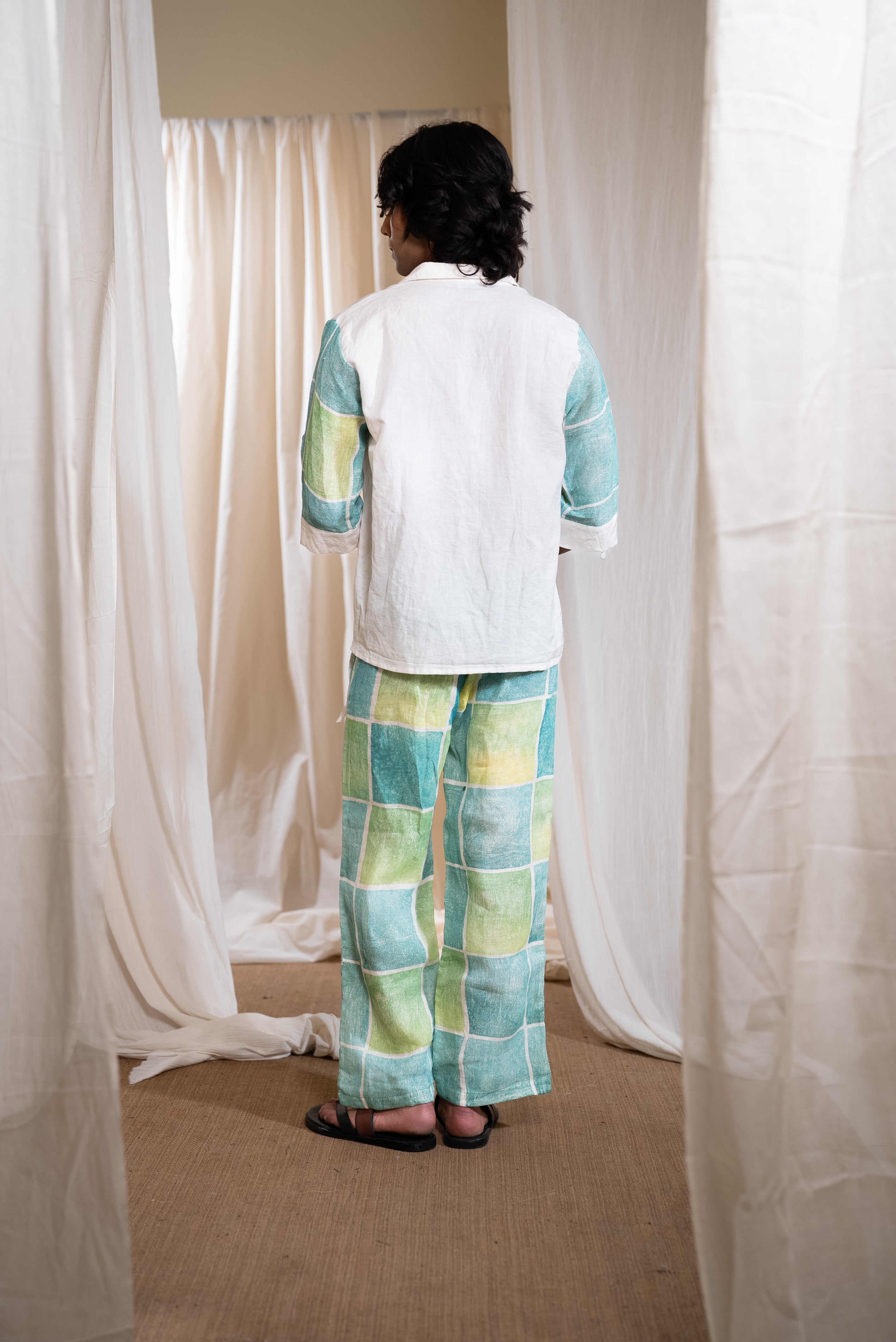MARINA man linen ocean co-ord