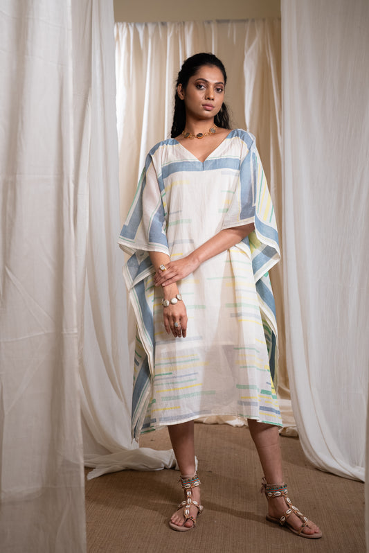 MARINA slab mul Kaftan with Slip
