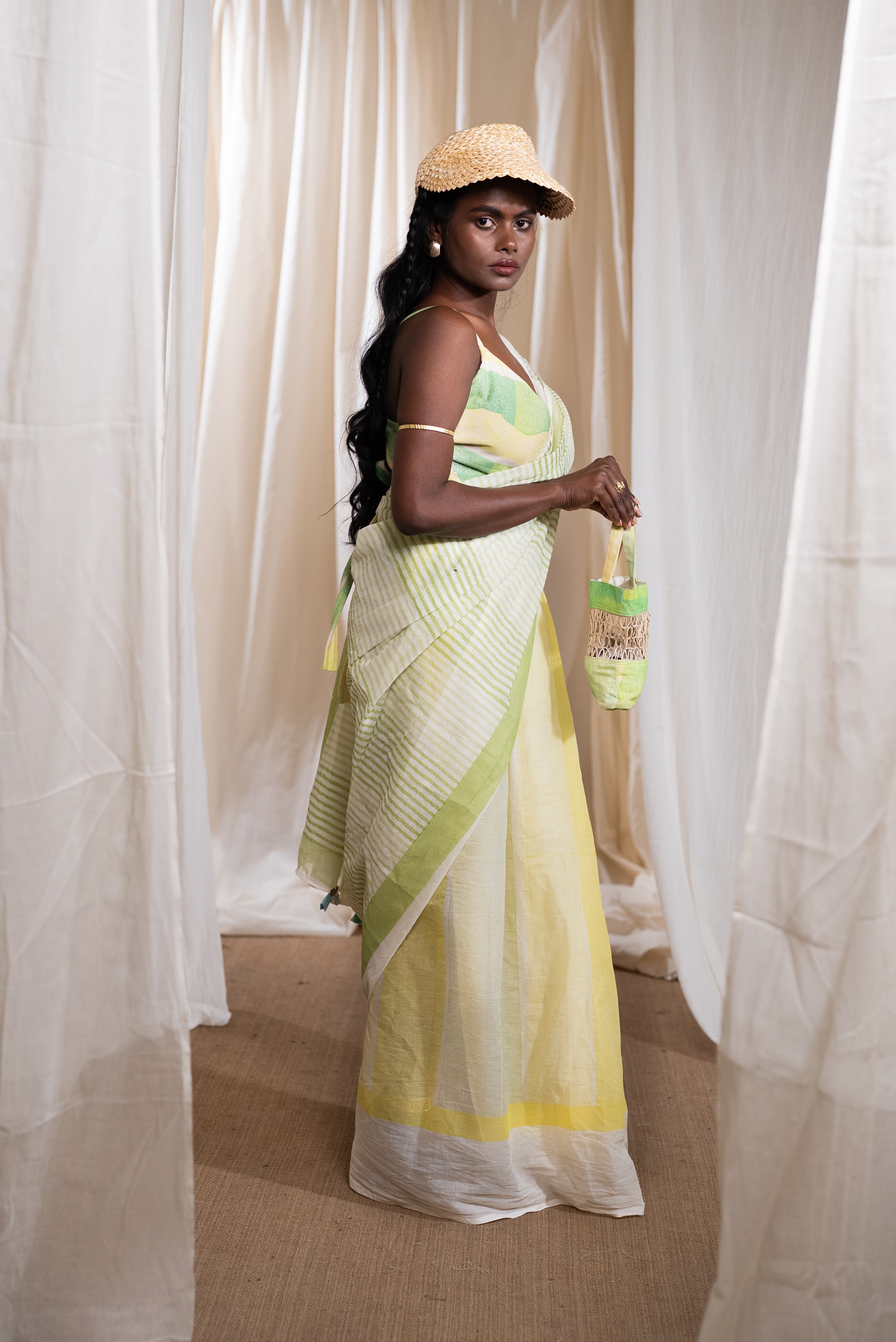 MARINA lagoon cotton saree