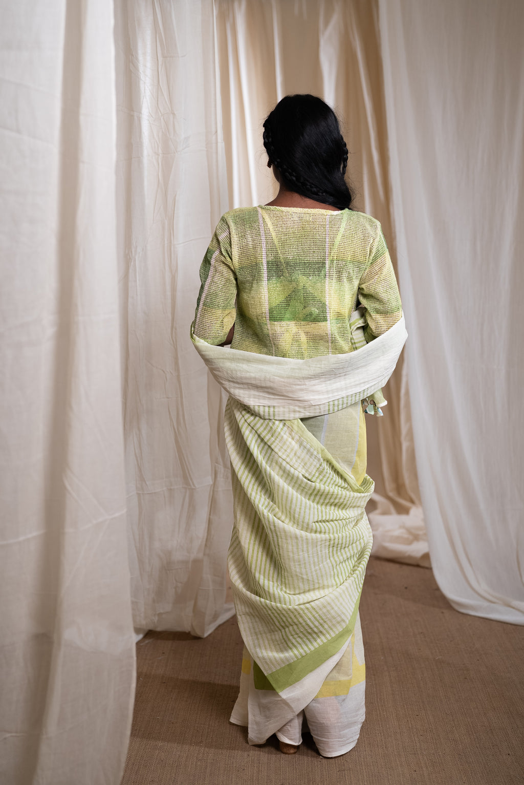 MARINA lagoon cotton saree