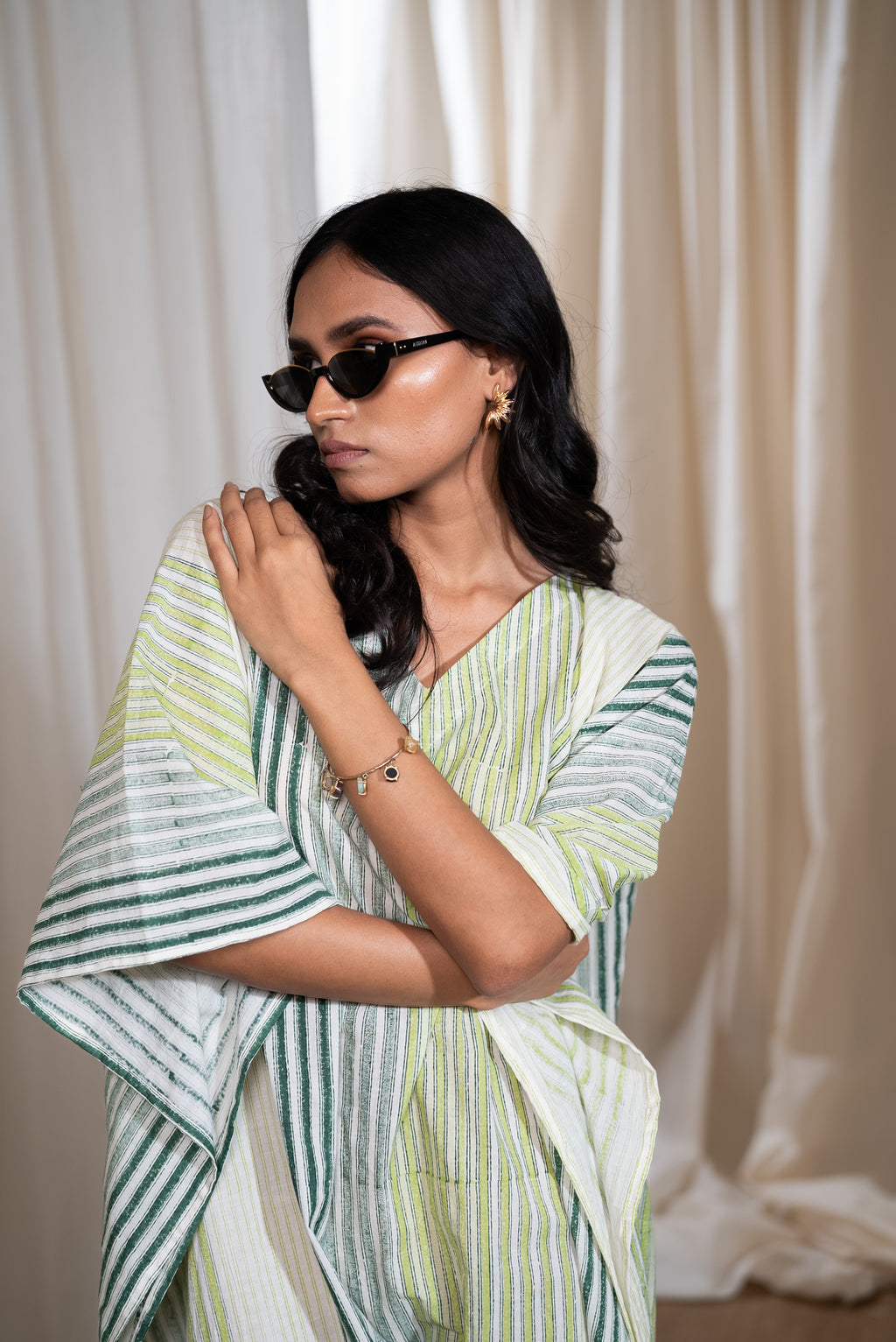 MARINA skyline cotton kaftan