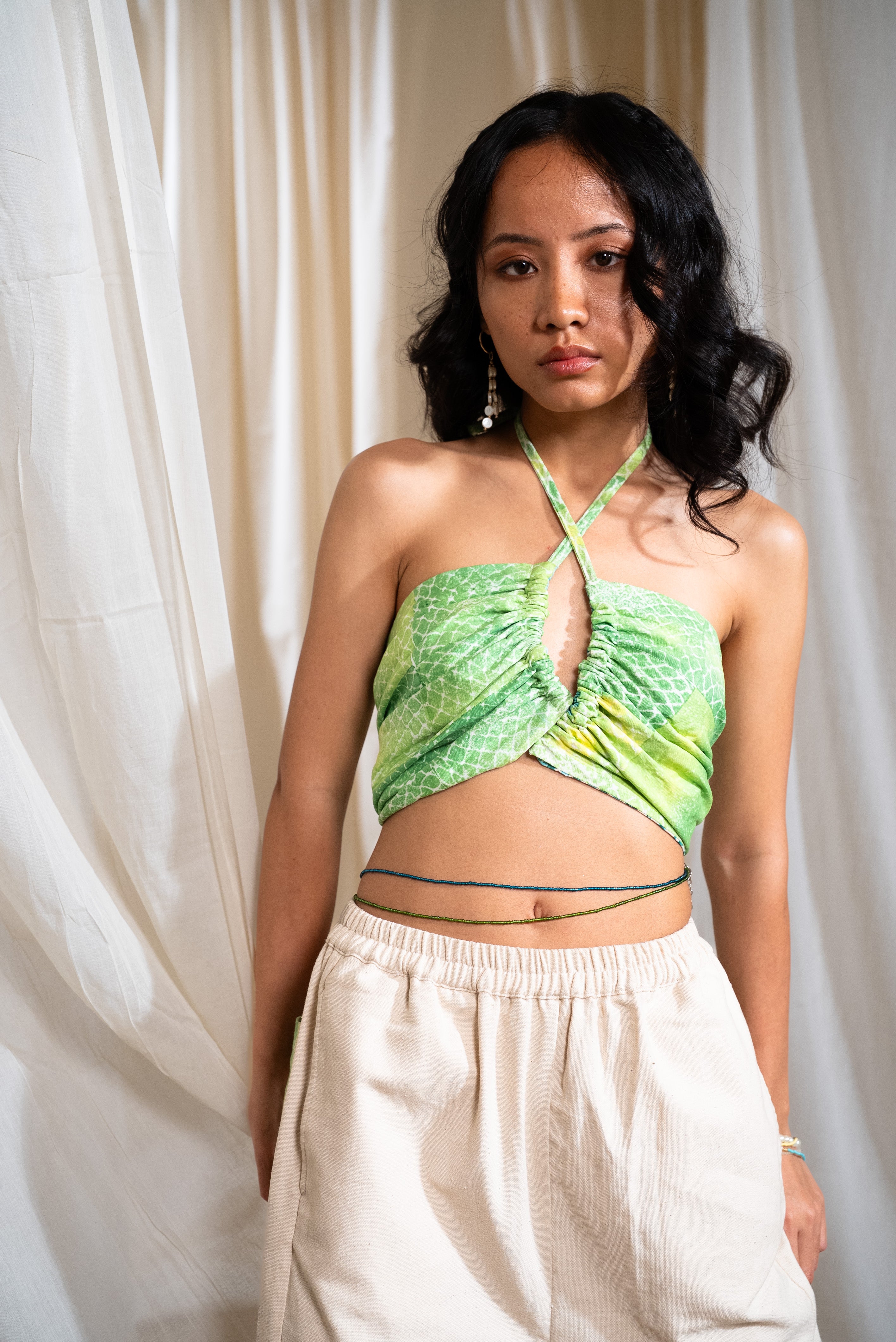 MARINA tanline siren top