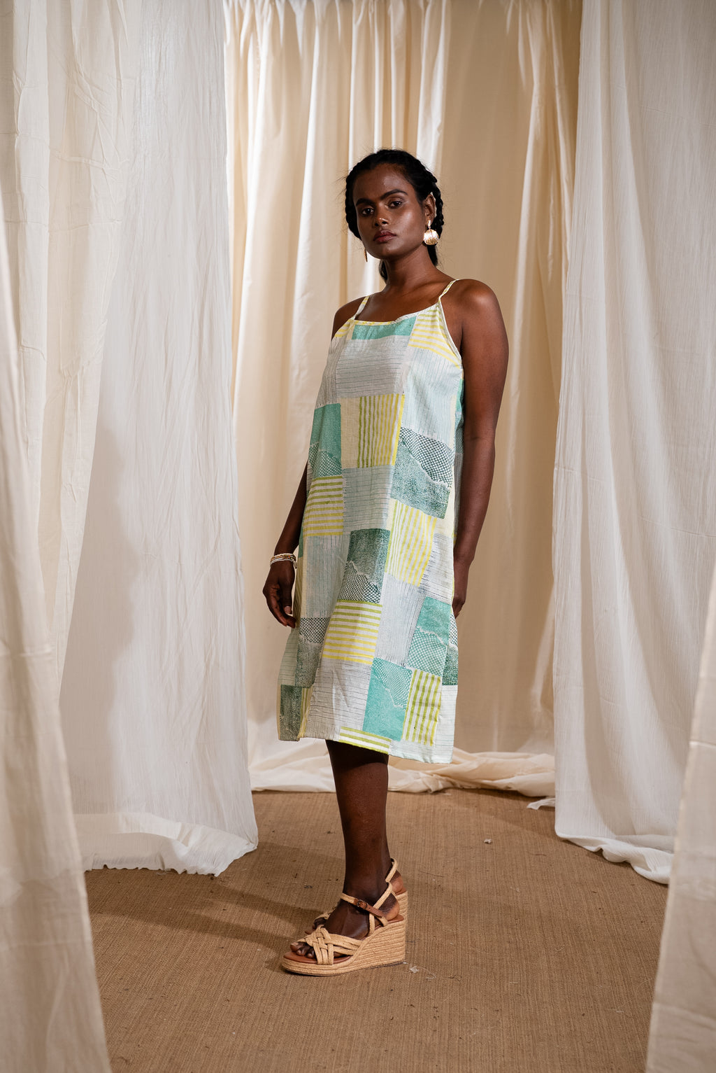 MARINA mocktail Dress with Shrug