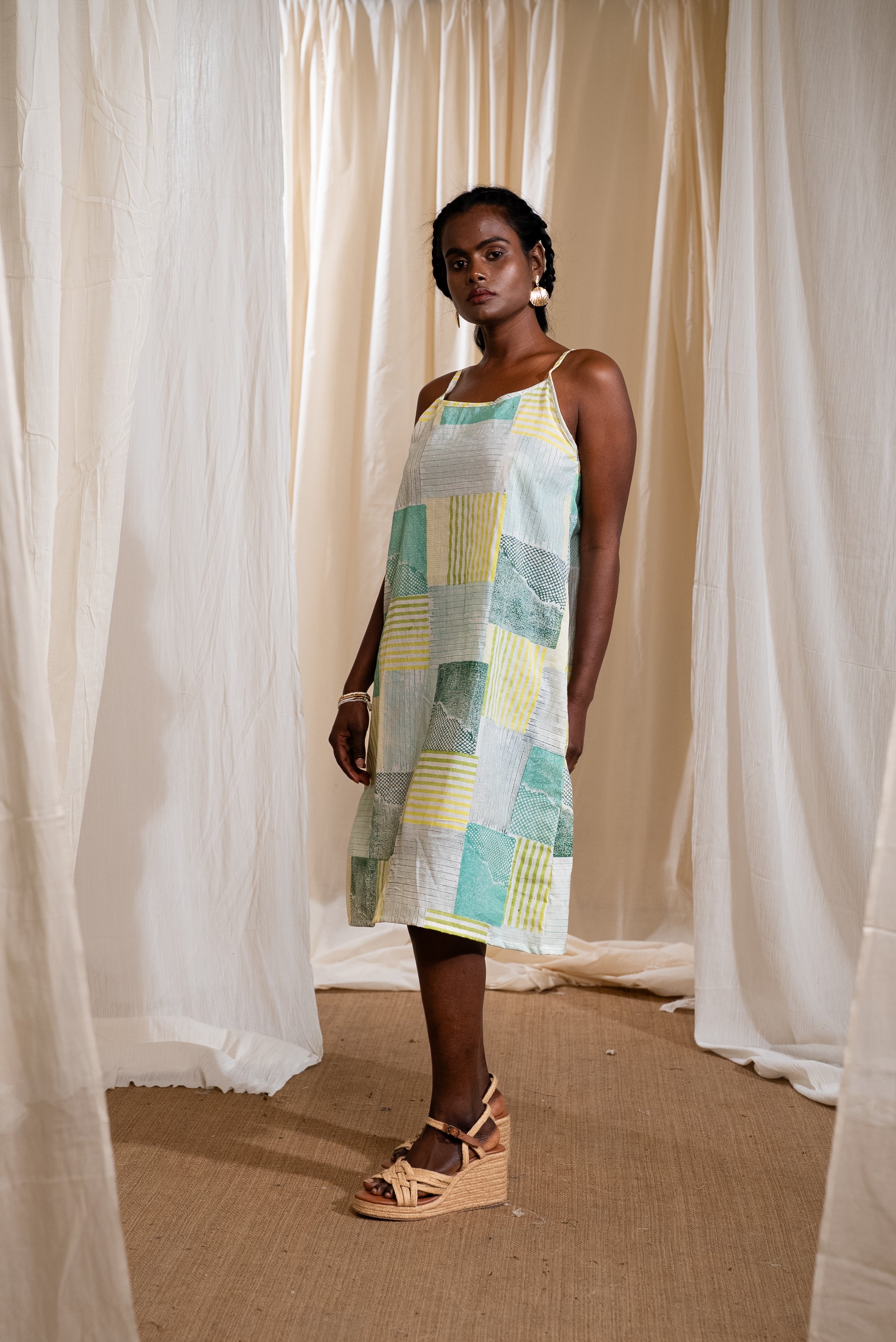 MARINA mocktail Dress with Shrug