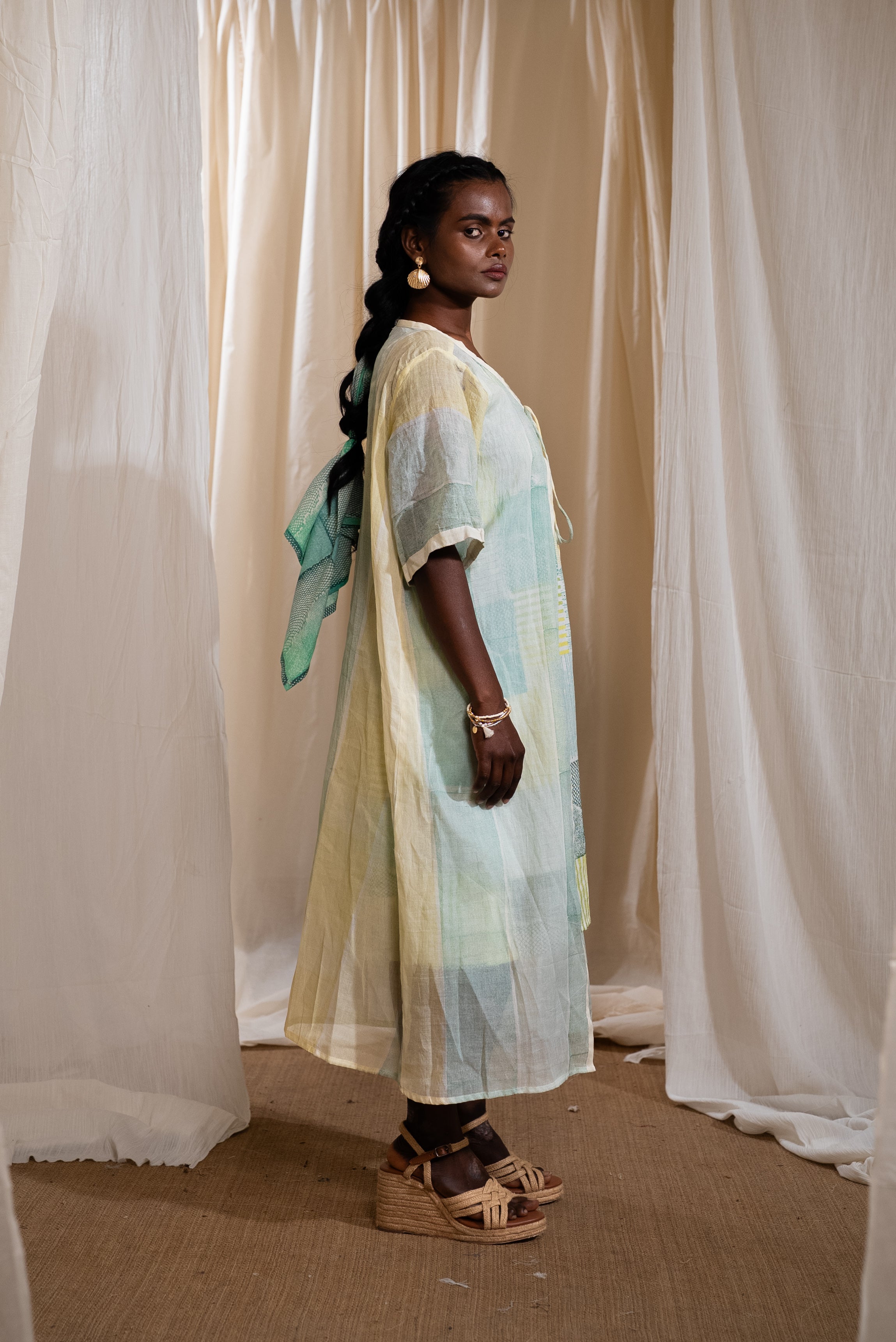 MARINA mocktail Dress with Shrug
