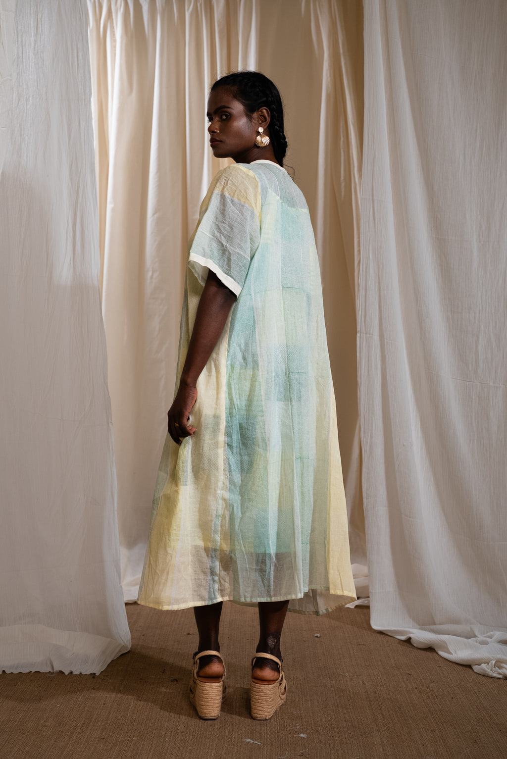 MARINA mocktail Dress with Shrug