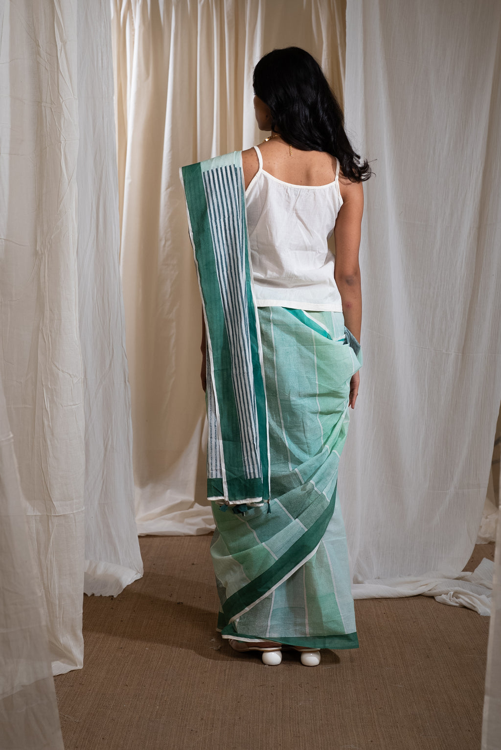 MARINA plateau mul saree