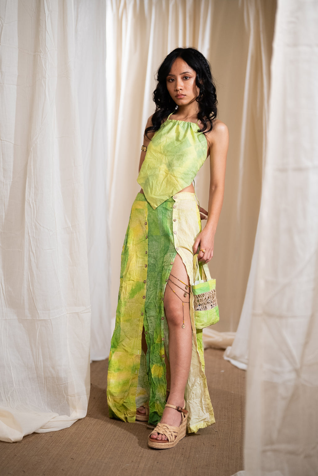 MARINA textural skirt Coordinate