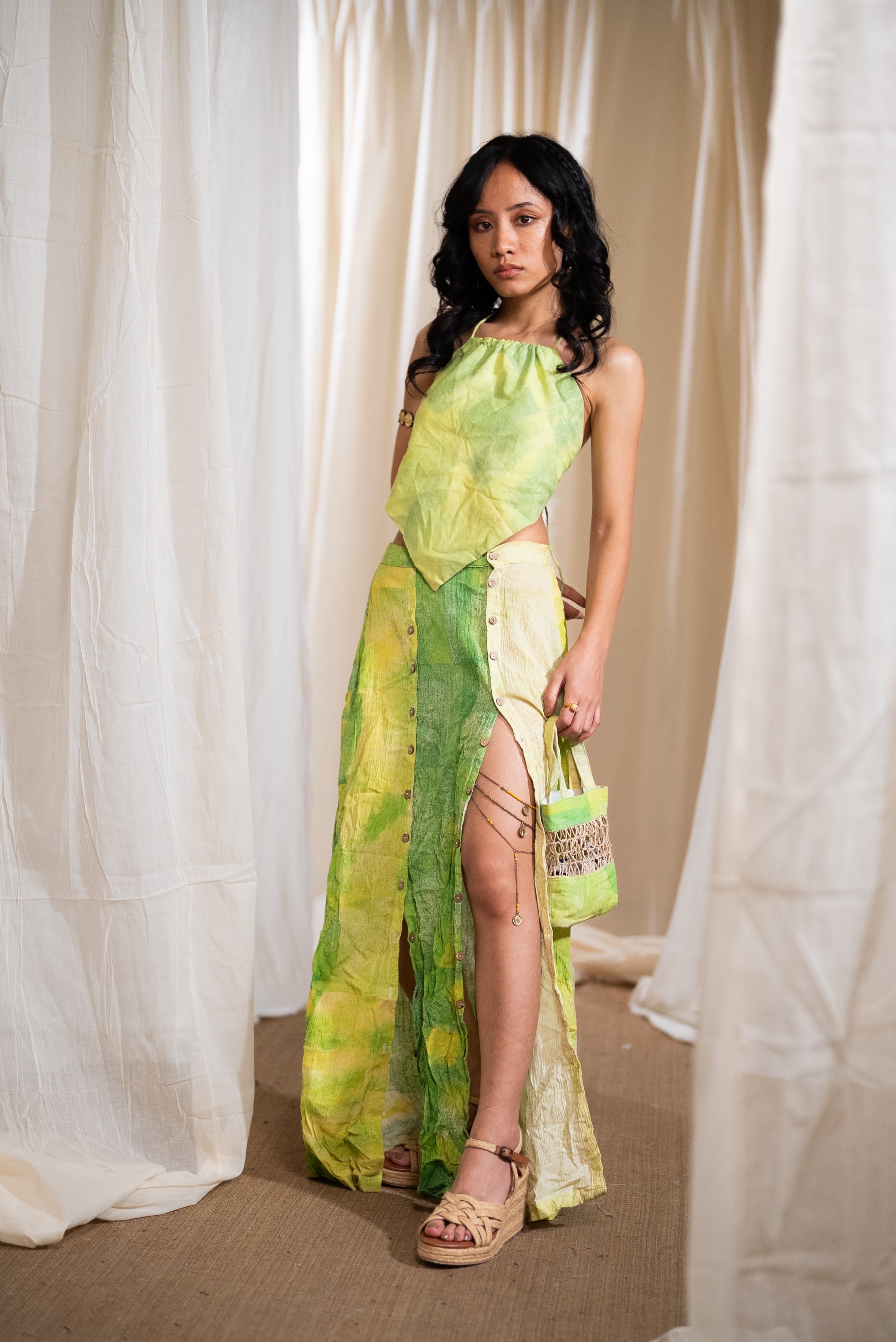 MARINA textural skirt Coordinate