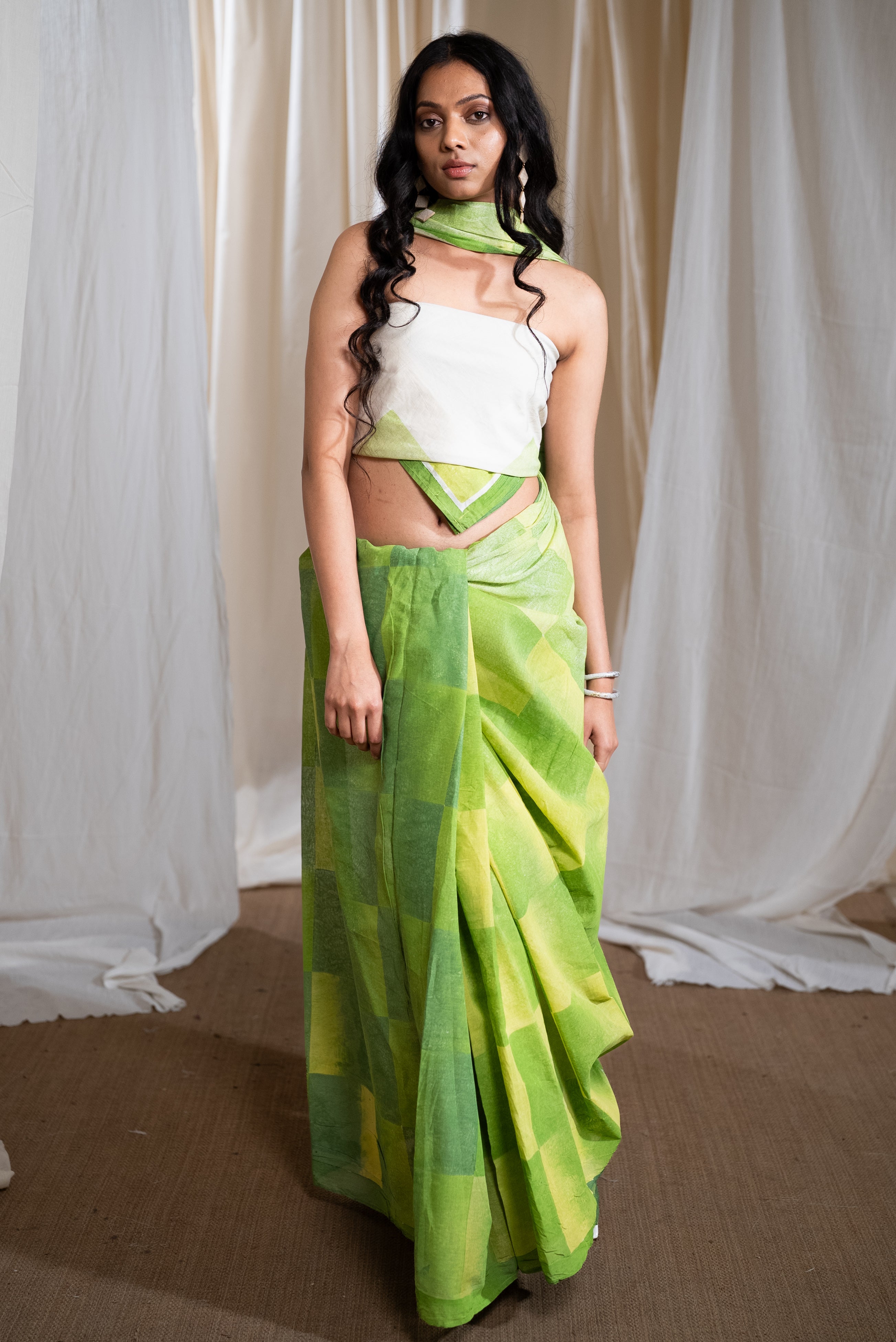 MARINA siren mul saree