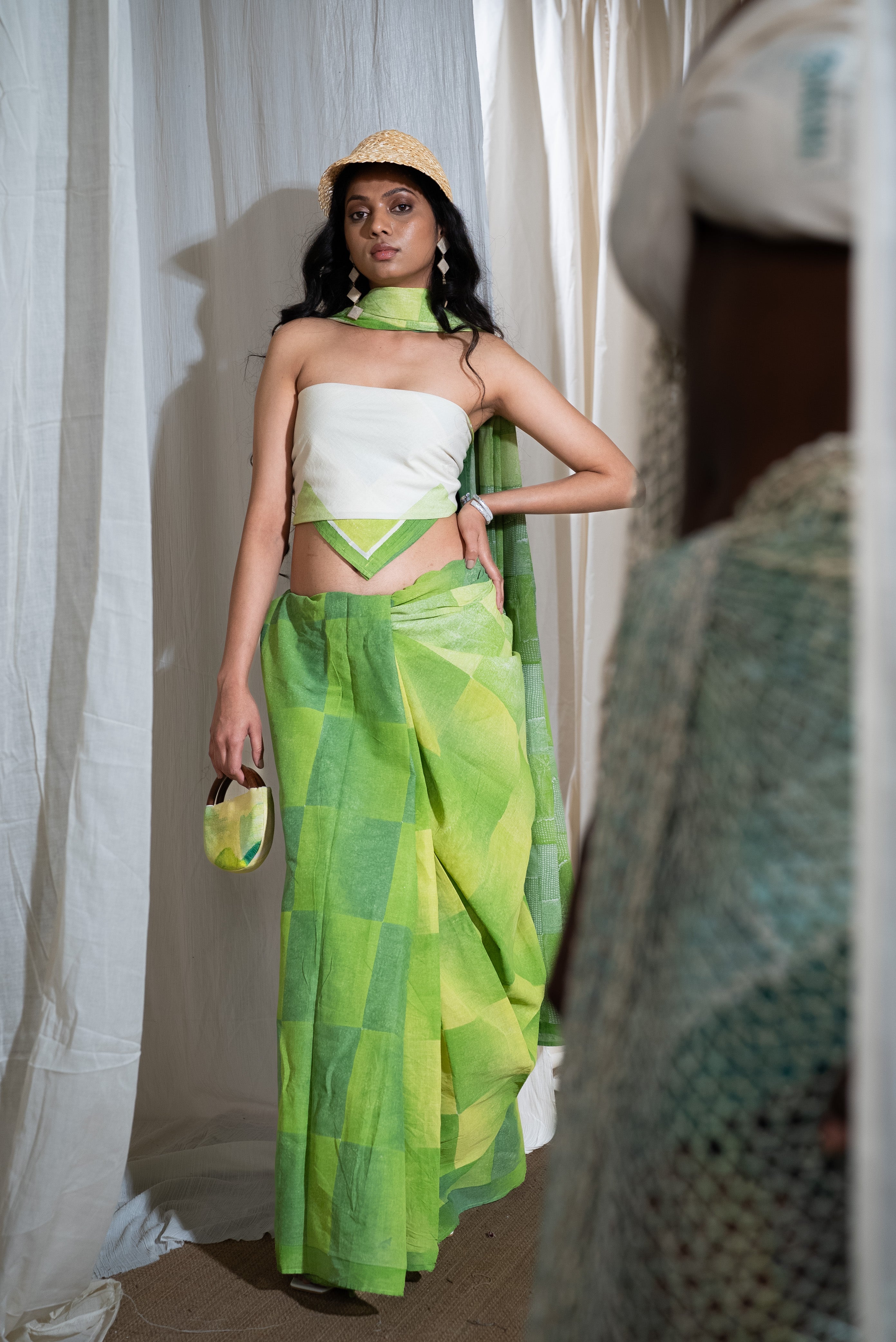 MARINA siren mul saree