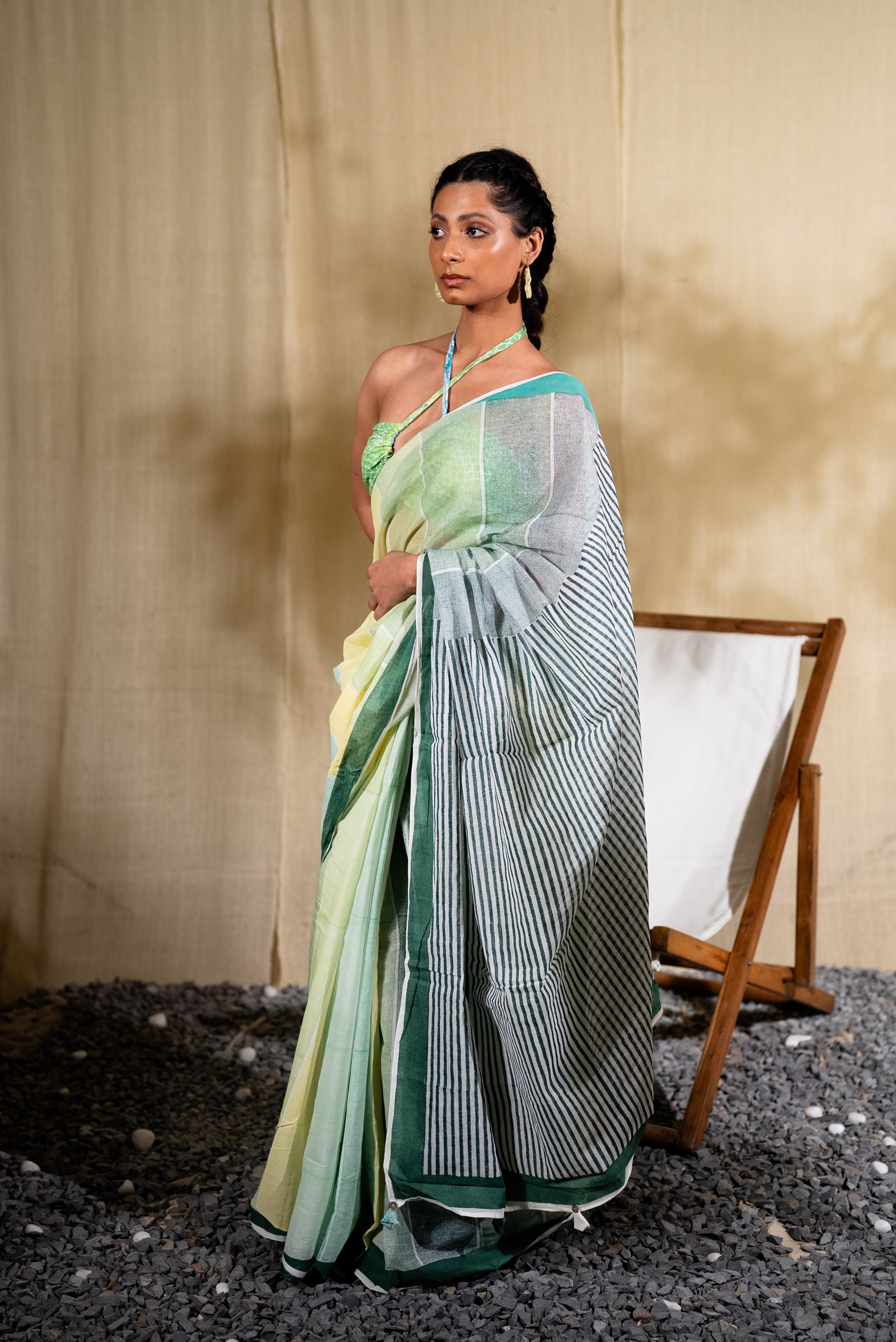 MARINA plateau multi mul saree