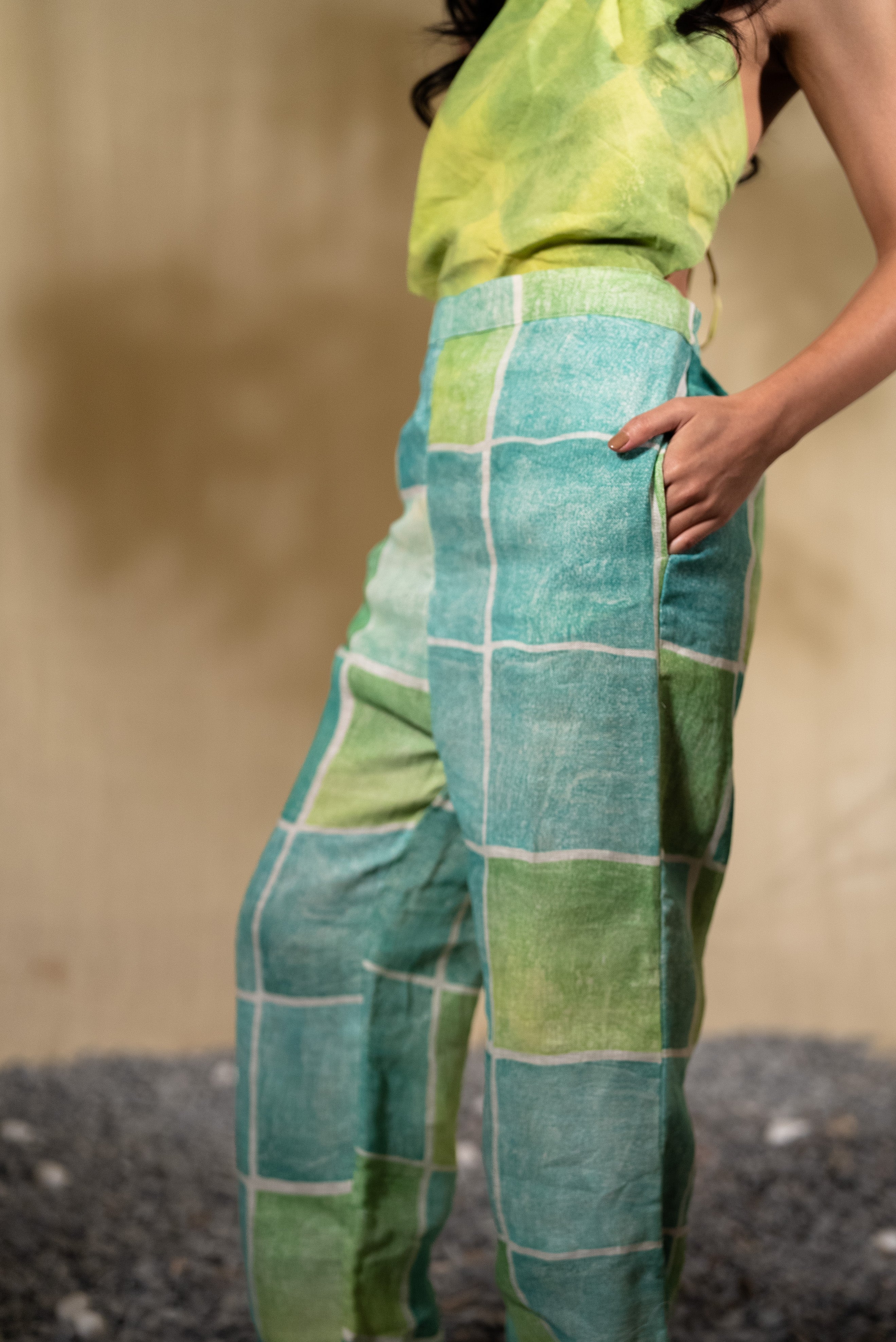 MARINA mirage linen pants