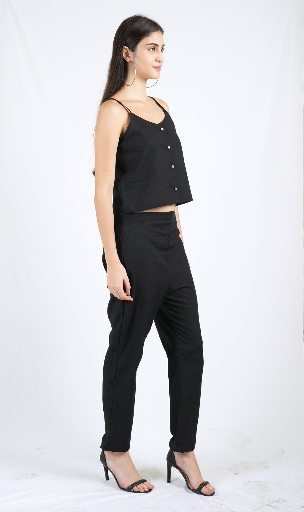 Silkwaves ESSENTIALS Black Co-ord Set