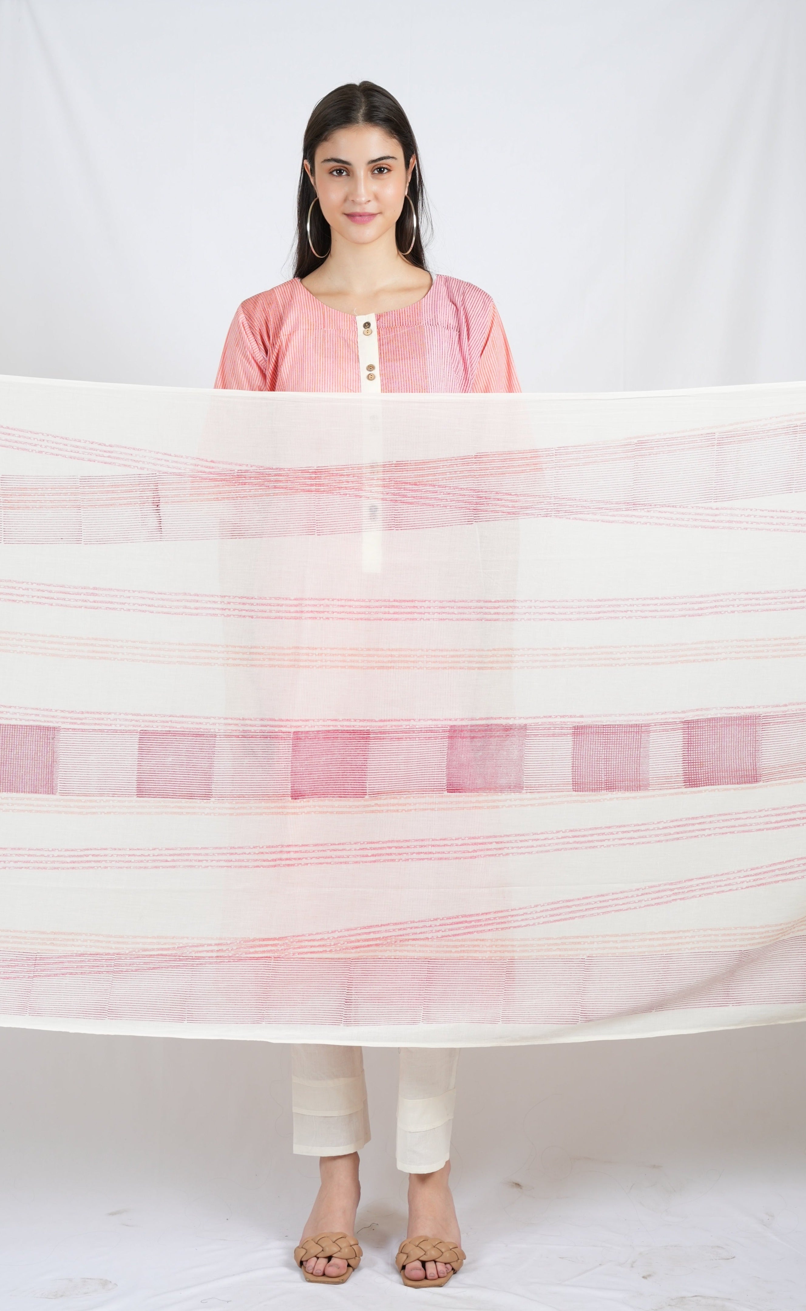 Clove Brick Dupatta