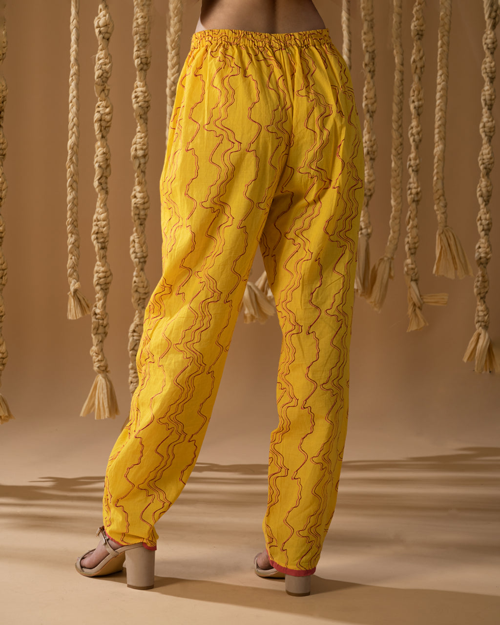 Aurum Auric Waves Yellow pant