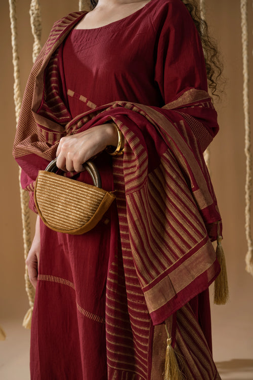 Aurum Trail Kurta Set with Dupatta (Set of 3) - BANANA labs