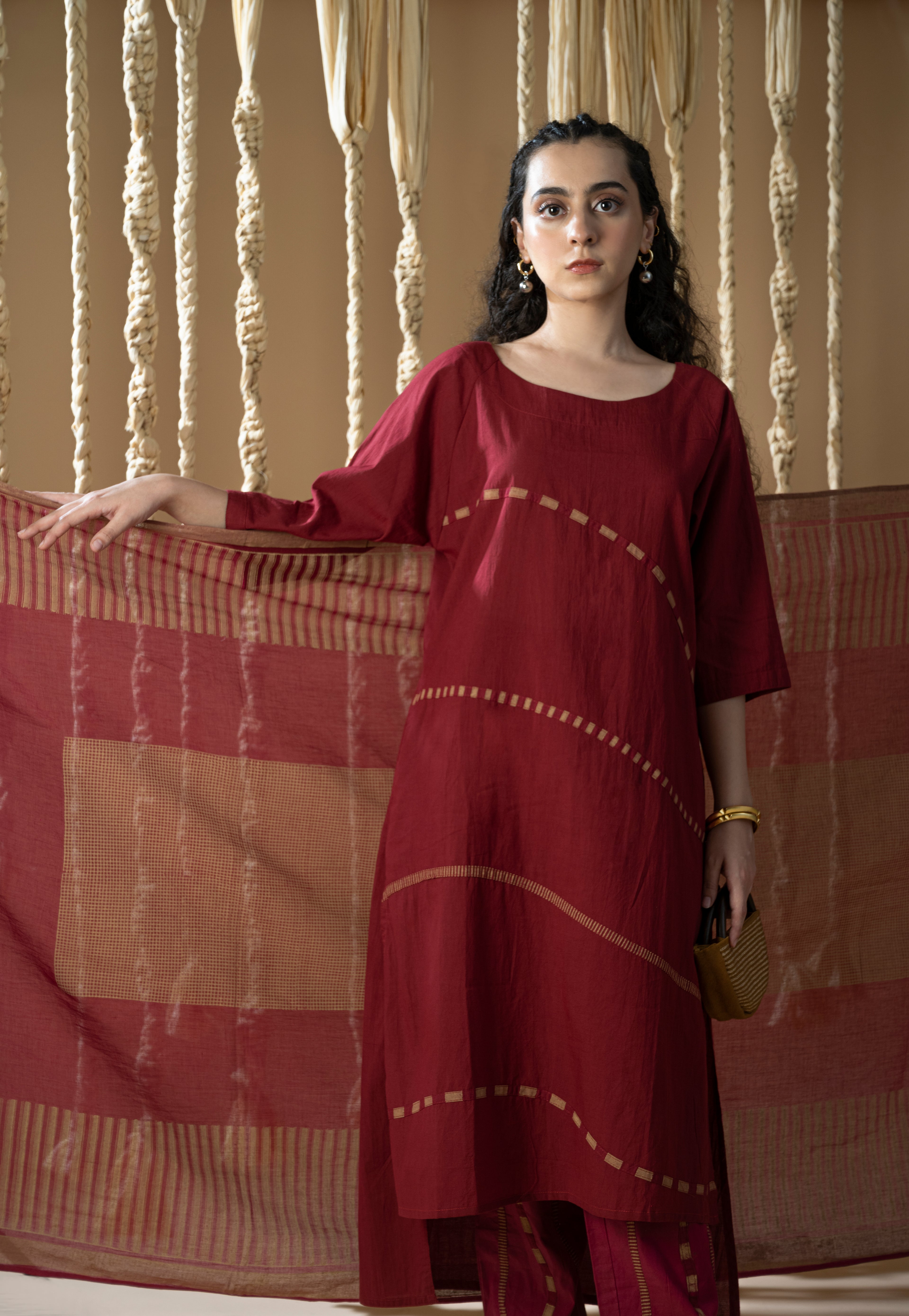 Aurum Trail Kurta Set with Dupatta (Set of 3)