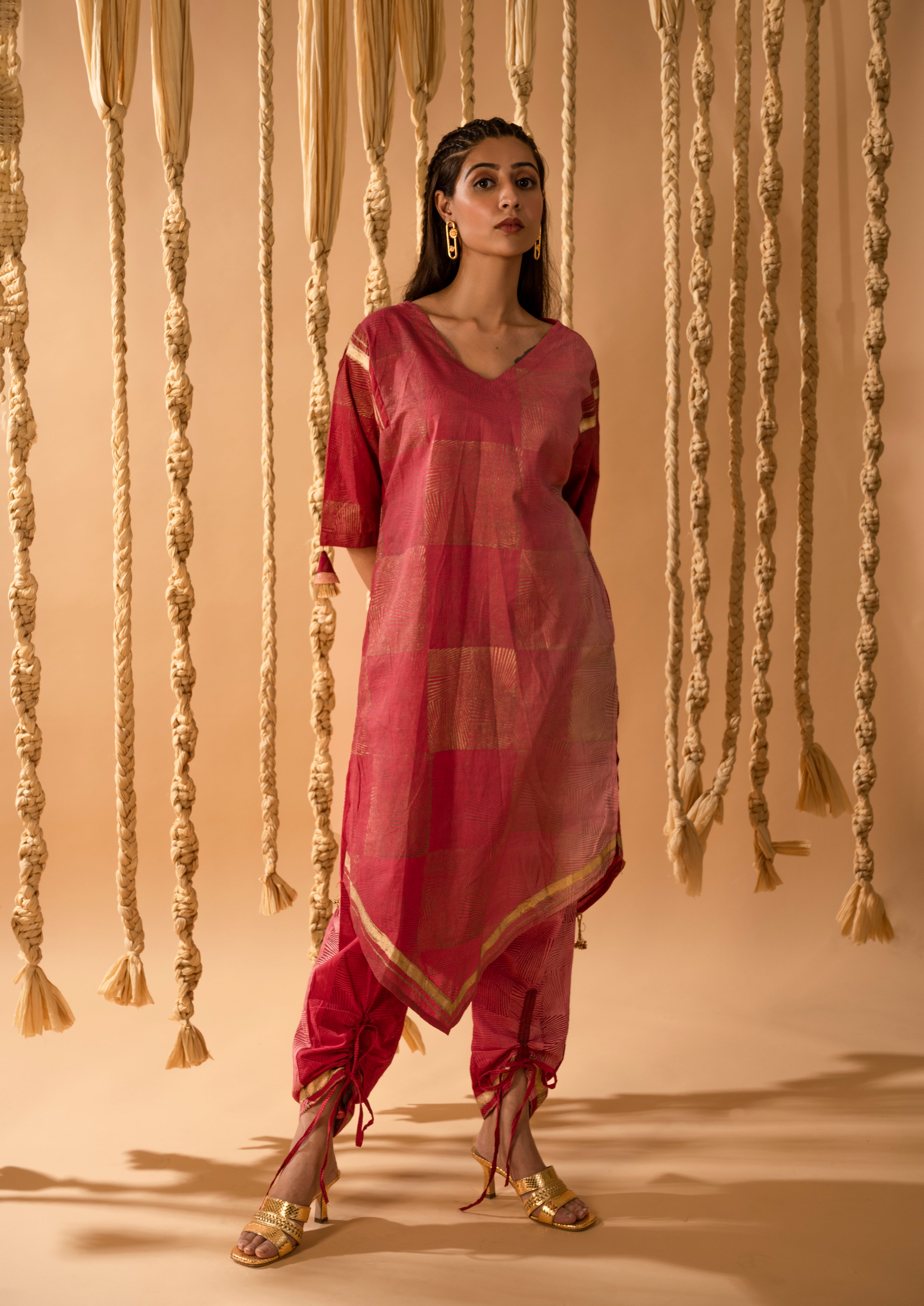 Aurum Auric Tie-up Pant