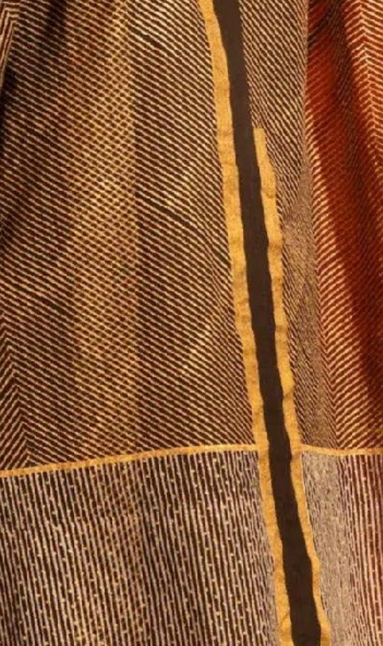 Illume Zap Kota Doria Black Saree