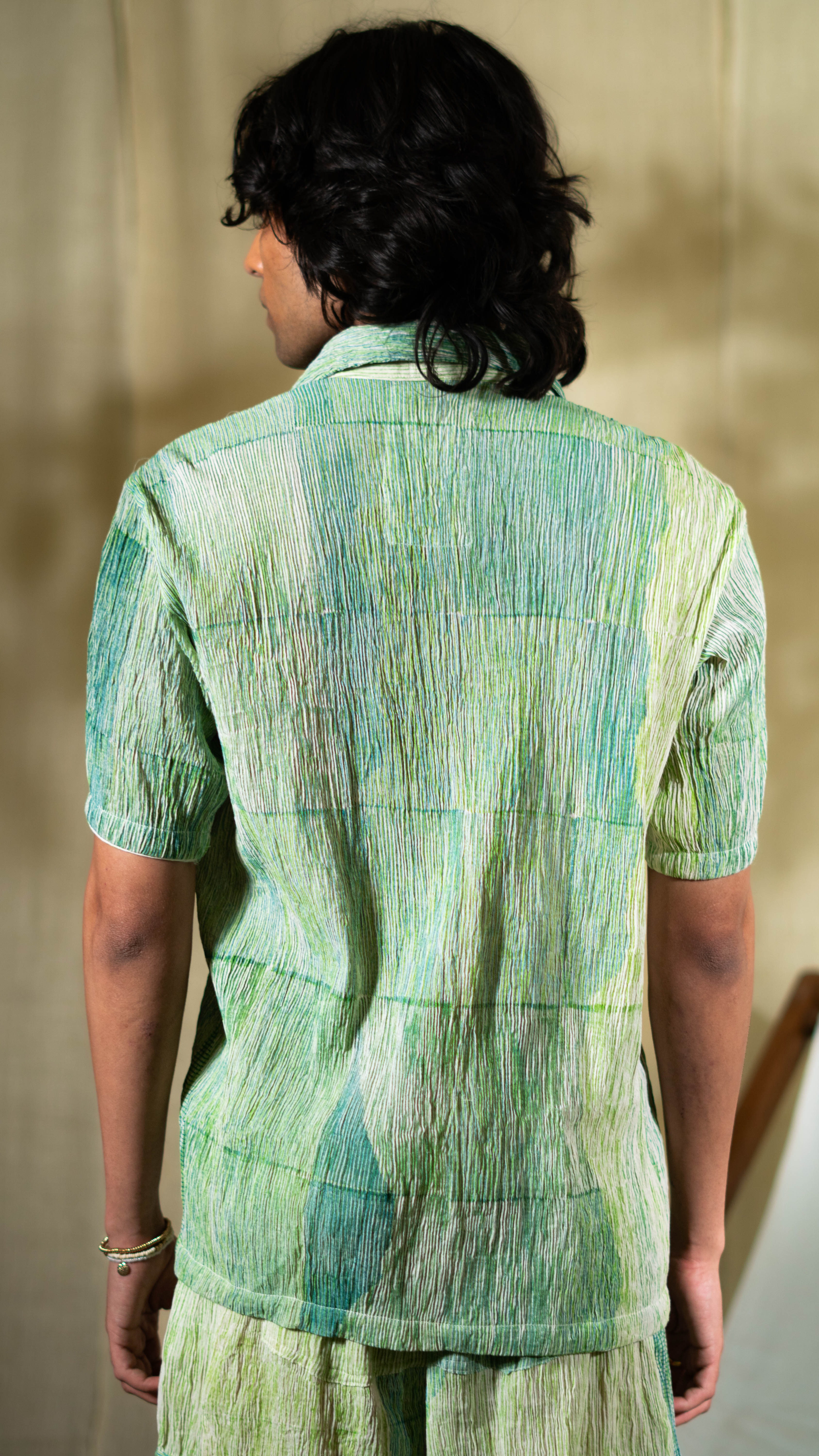 MARINA man Crinkle Shirt
