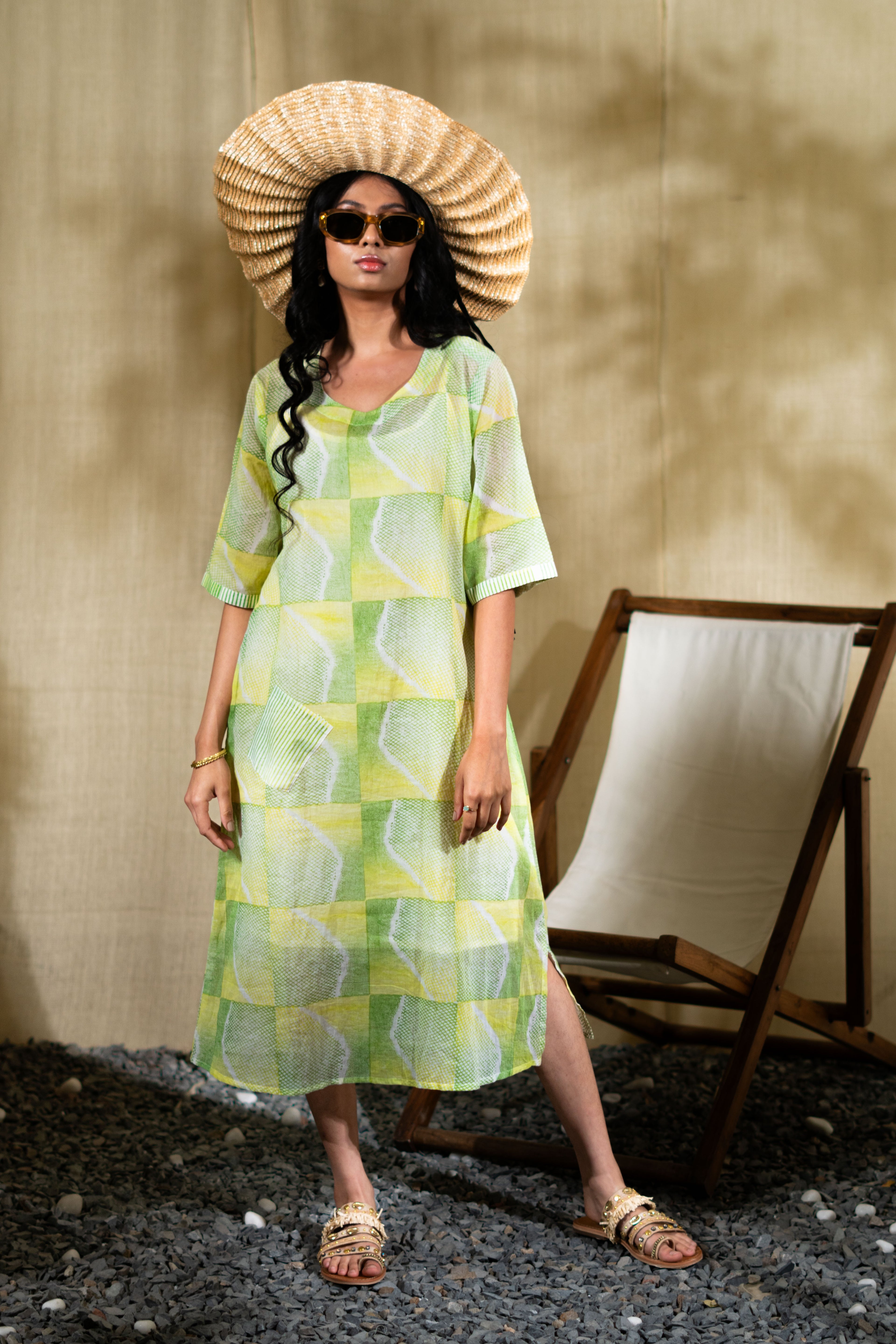 MARINA siren dress with slip (Set of 2)
