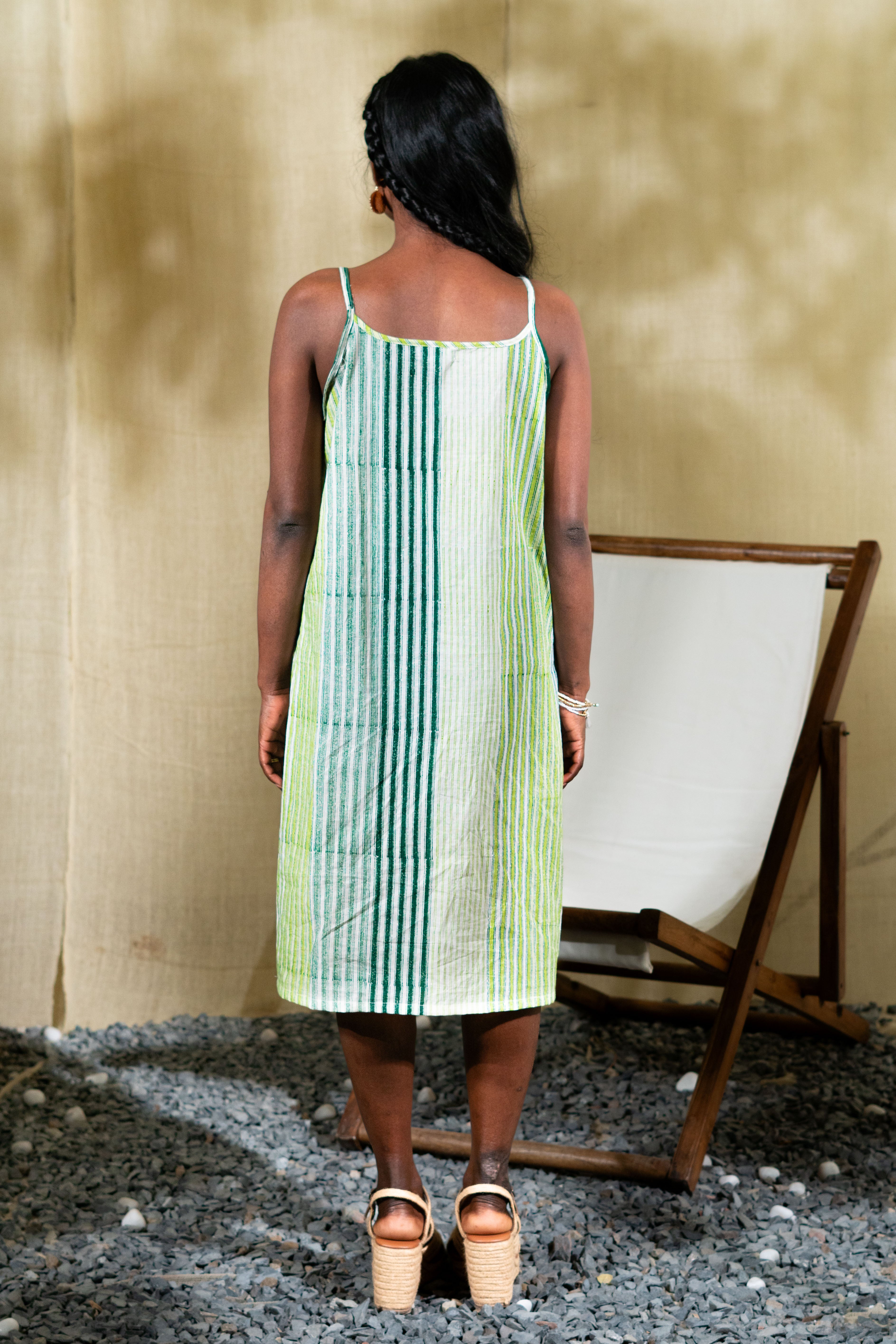 MARINA skyline noodle strap dress