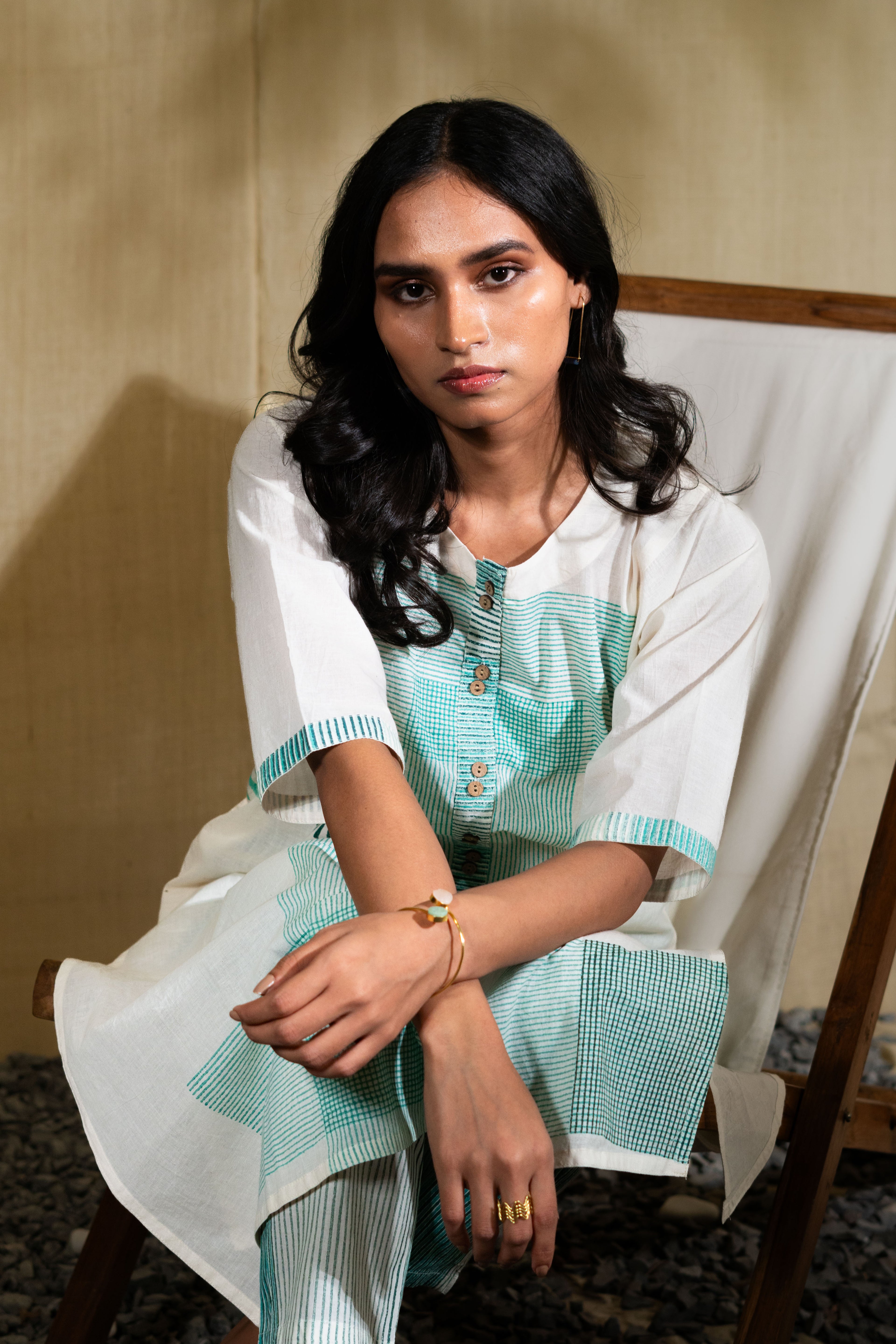 MARINA Chock-Block Kurta
