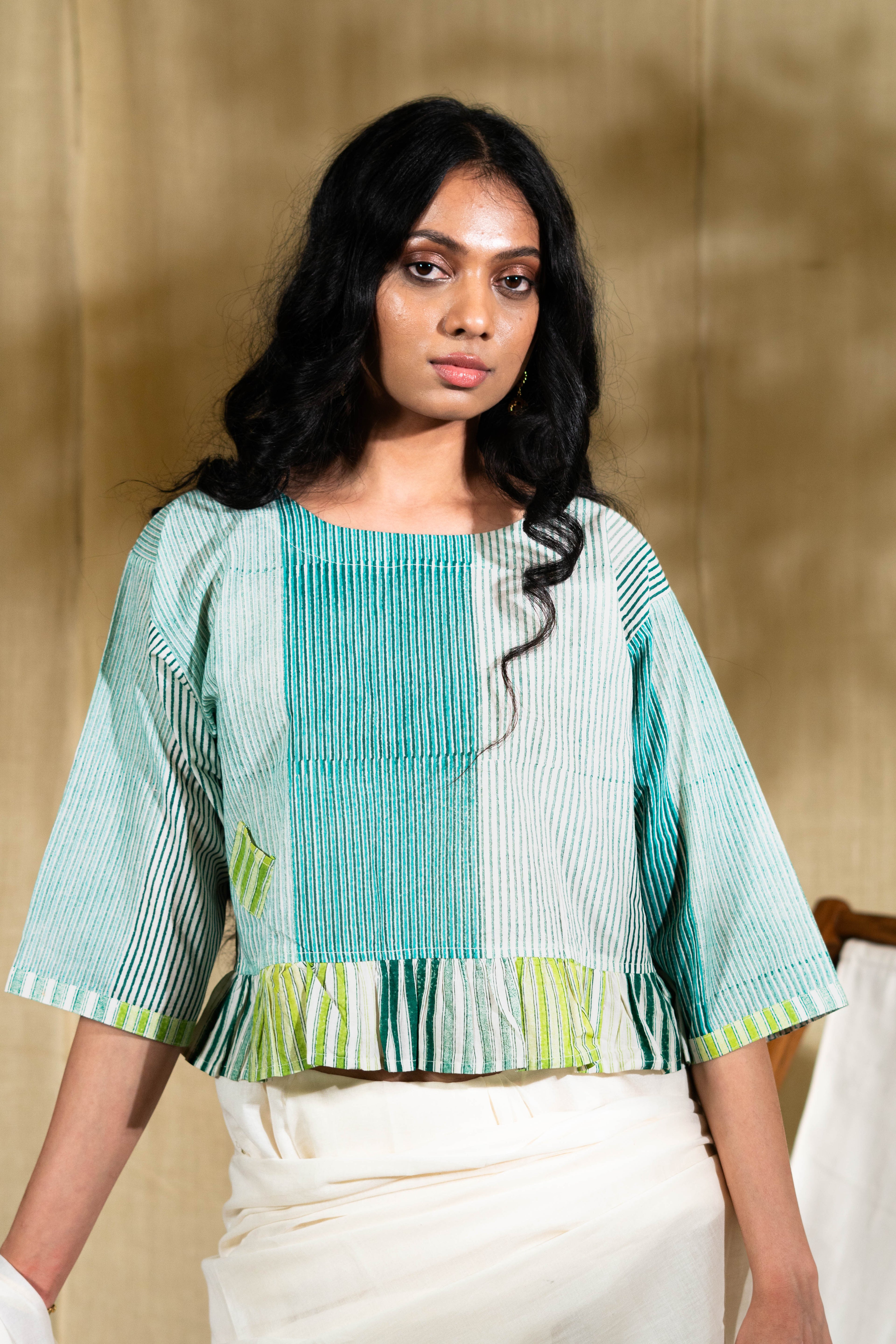 MARINA landslide top blouse