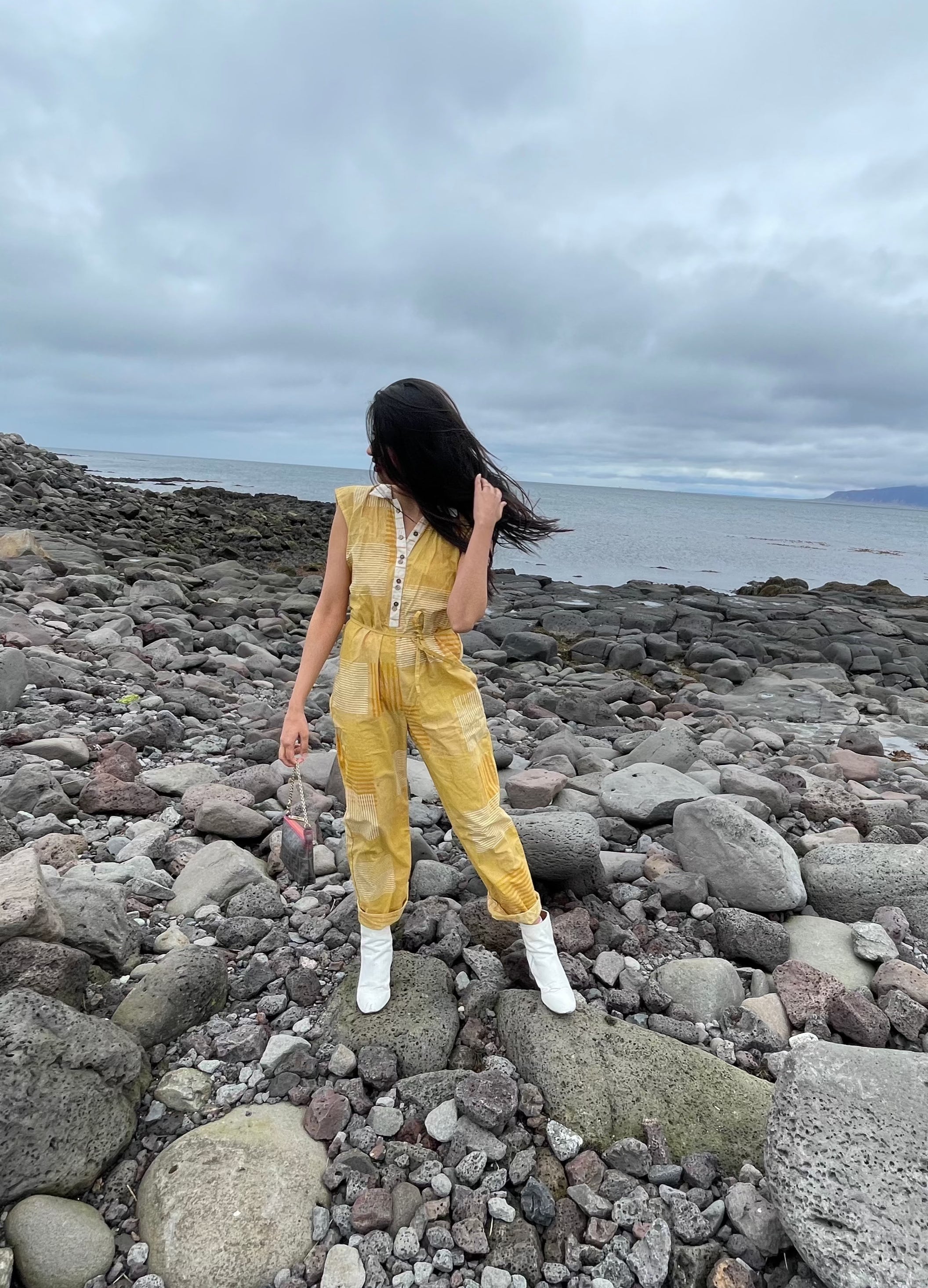 BANANA Yellow Jumpsuit