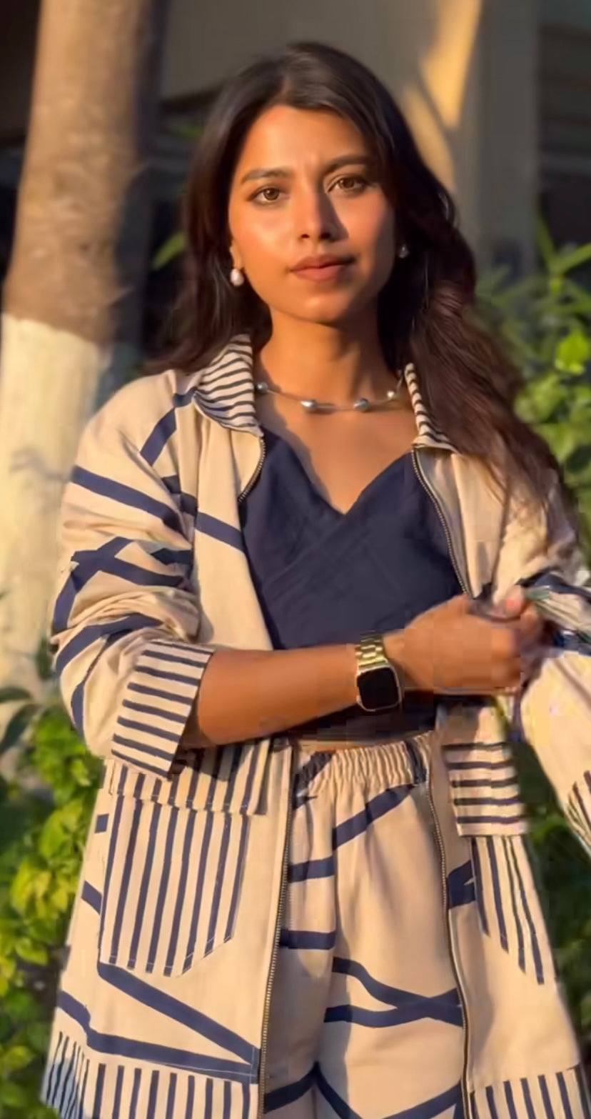 Crossroads BANANA khadi Co-ord