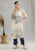 Crossroads Beige Kurta and Strike Pant Set - BANANA labs