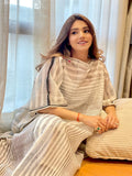 Boat Neck Rhythm Kaftan with Slip - BANANA labs