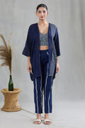 Navy Crossroads Cape and Pant Set with Bustier - BANANA labs