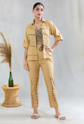 Crossroads Beige Wave Coordinate with Bustier - BANANA labs