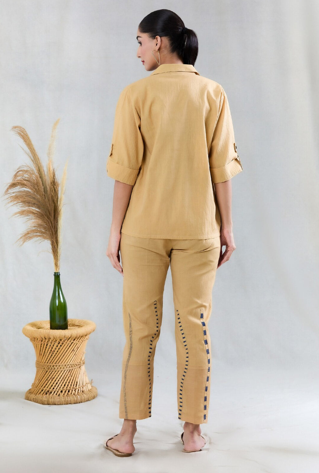 Crossroads Beige Wave Coordinate with Bustier