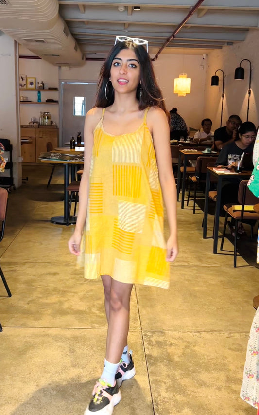 BANANA Yellow Slip Dress