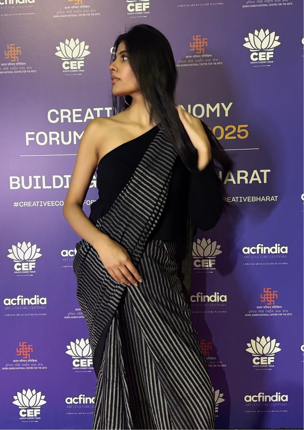 BANANA graded Black Saree