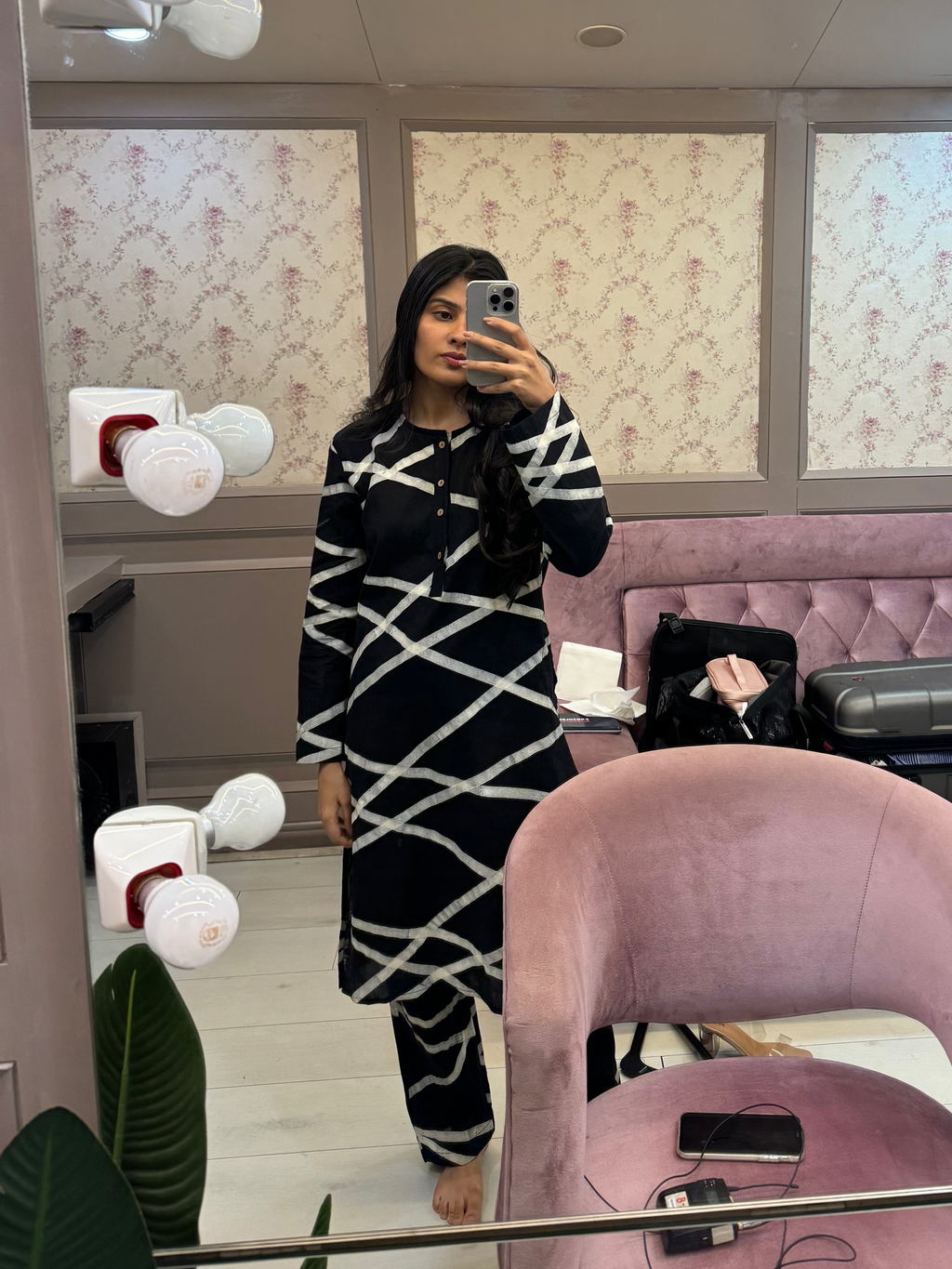 Slant Strike Cotton Kurta Co-ord Set  | Pitch to Get Rich Edit