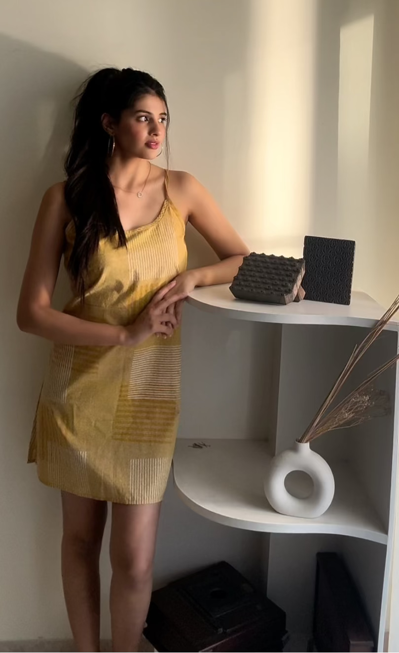 BANANA Yellow Slip Dress with lining - BANANA labs