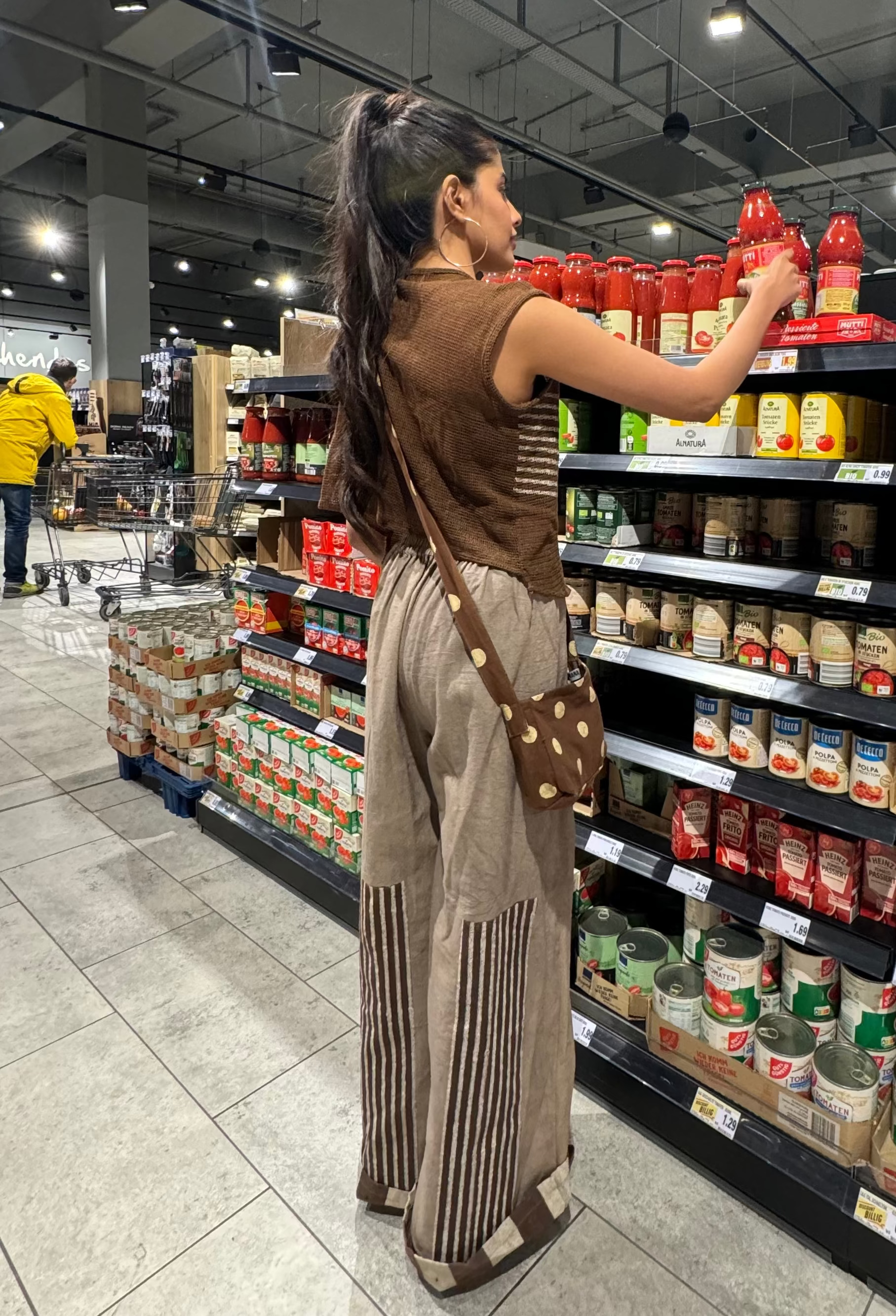 Crater Mesh Brown Coordinate Pitch to Get Rich Edit