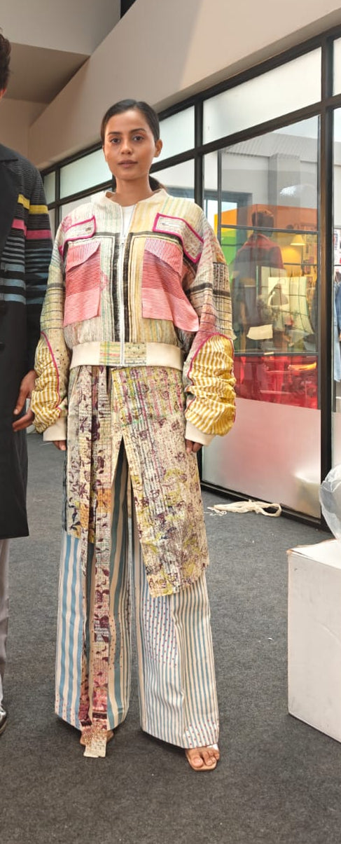 BANANA labs X Linetribe | Kaynaat Reversile Unisex Jacket Coordinate (Set of 4) | Pitch To Get Rich Edition