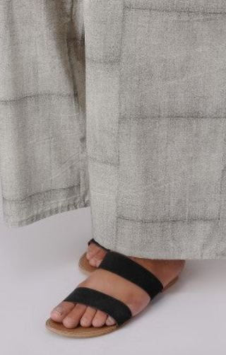 Monochrome Black And White Box Kurta Set [ Set of 3]
