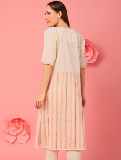 Clove Striped Kurta Set of 3