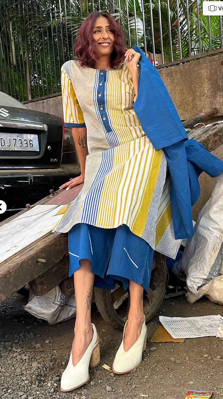 Doppler Kurta And Sunshine Dupatta Set of 3