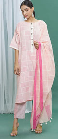 Clove Pink Cotton Hand Printed Kurta I CLEARANCE SALE - BANANA labs